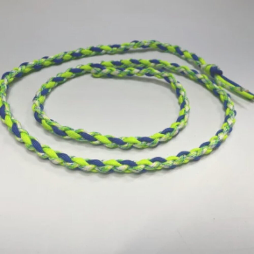 PARACORD: GOAT TIE 48" FLUX, NEON GREEN & ELECTRIC BLUE